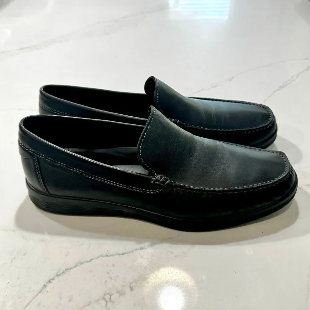 Ecco S-Lite Black Slip On Loafers. Size 44/US10.5
